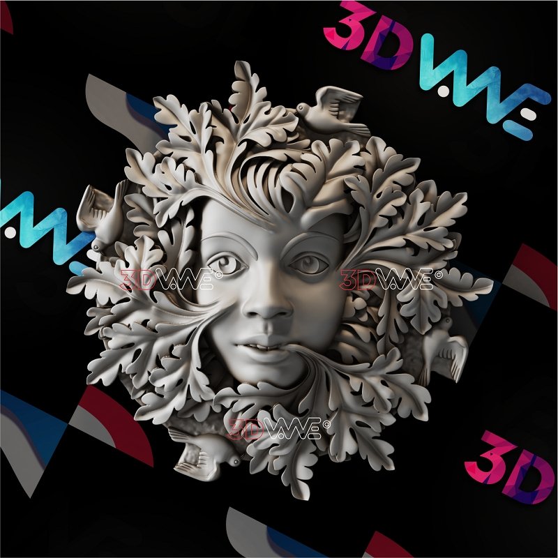 GREENGIRL 3d stl 3DWave.us