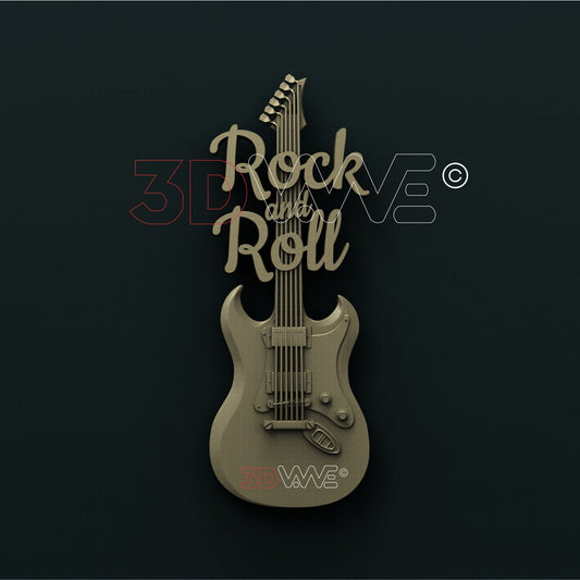 GUITAR 3D STL 3DWave
