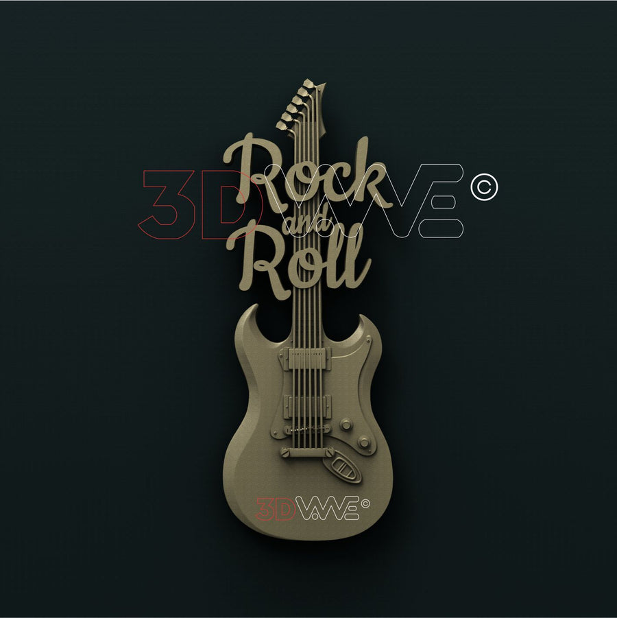GUITAR 3D STL 3DWave