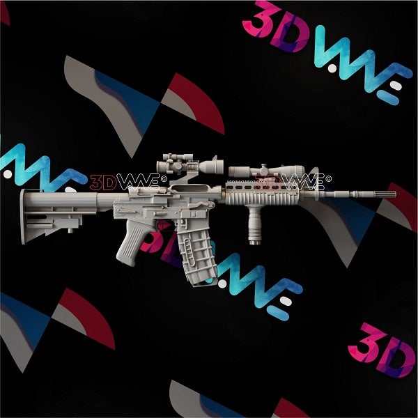 GUN 3d stl 3DWave.us