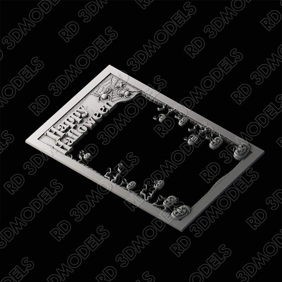 HALLOWEEN FRAME 3(without backing) 3d stl Robert