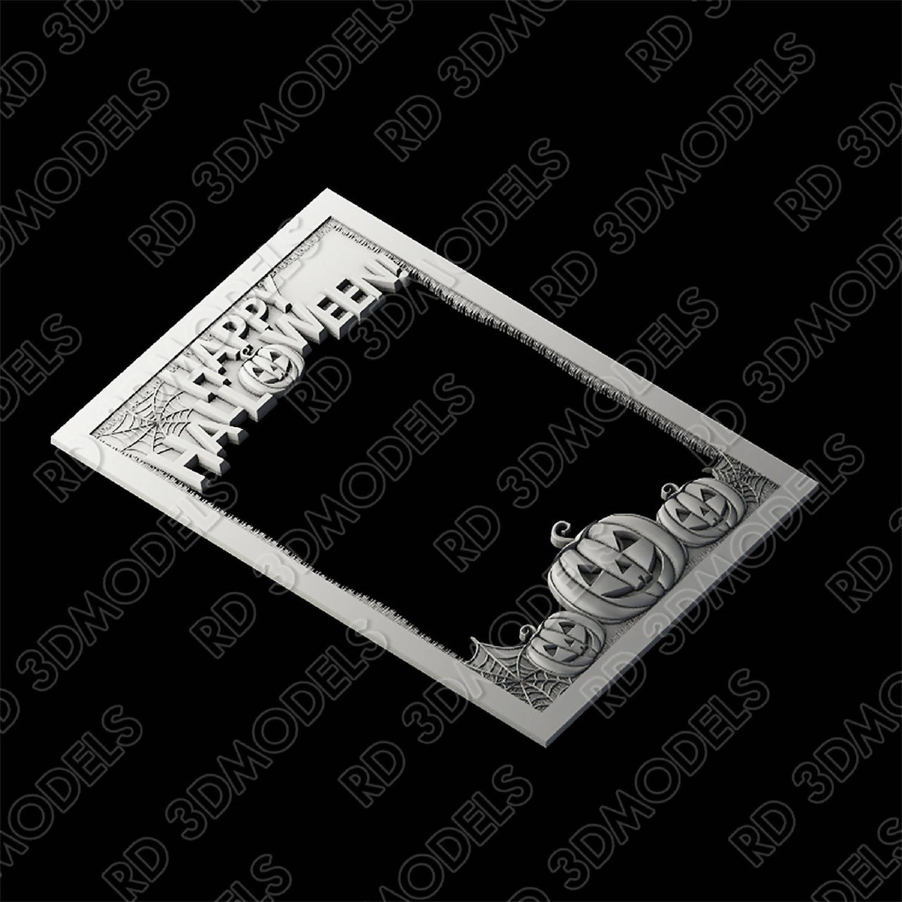 HALLOWEEN FRAME (without backing) 3d stl Robert