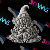 Thumbnail for HALLOWEEN GNOME 3d stl - 3DWave.us