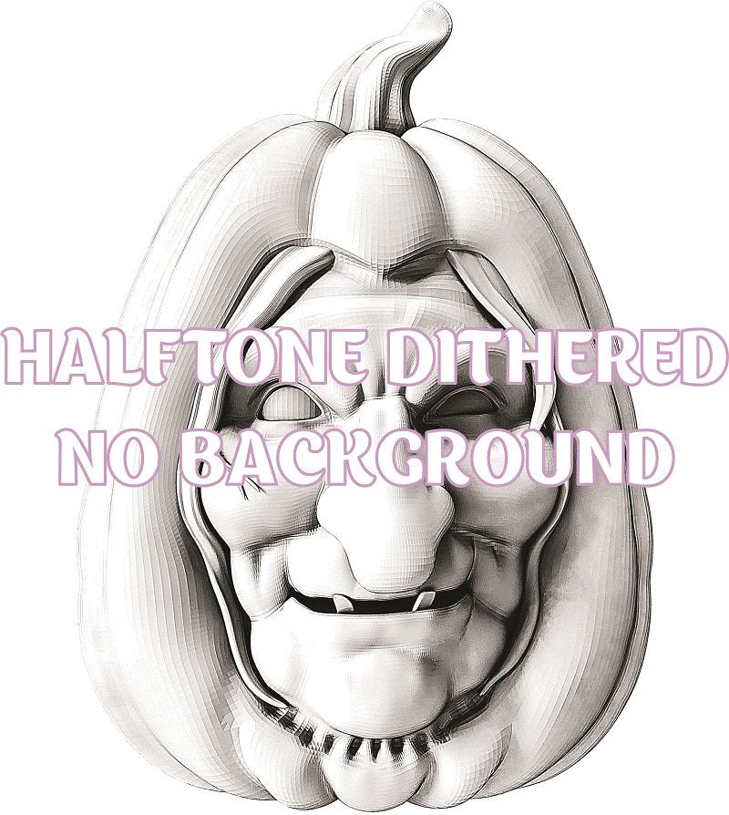 HALLOWEEN PUMPKIN 3d illusion & laser - ready file 3DWave.us