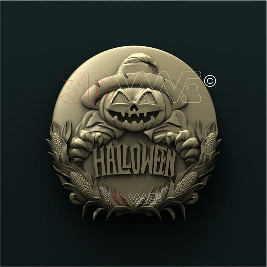 HALLOWEEN PUMPKIN 3D STL 3DWave