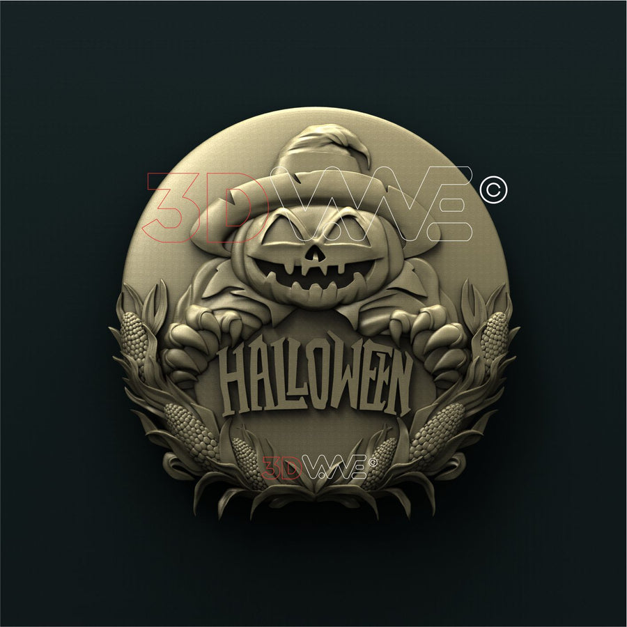 HALLOWEEN PUMPKIN 3D STL 3DWave