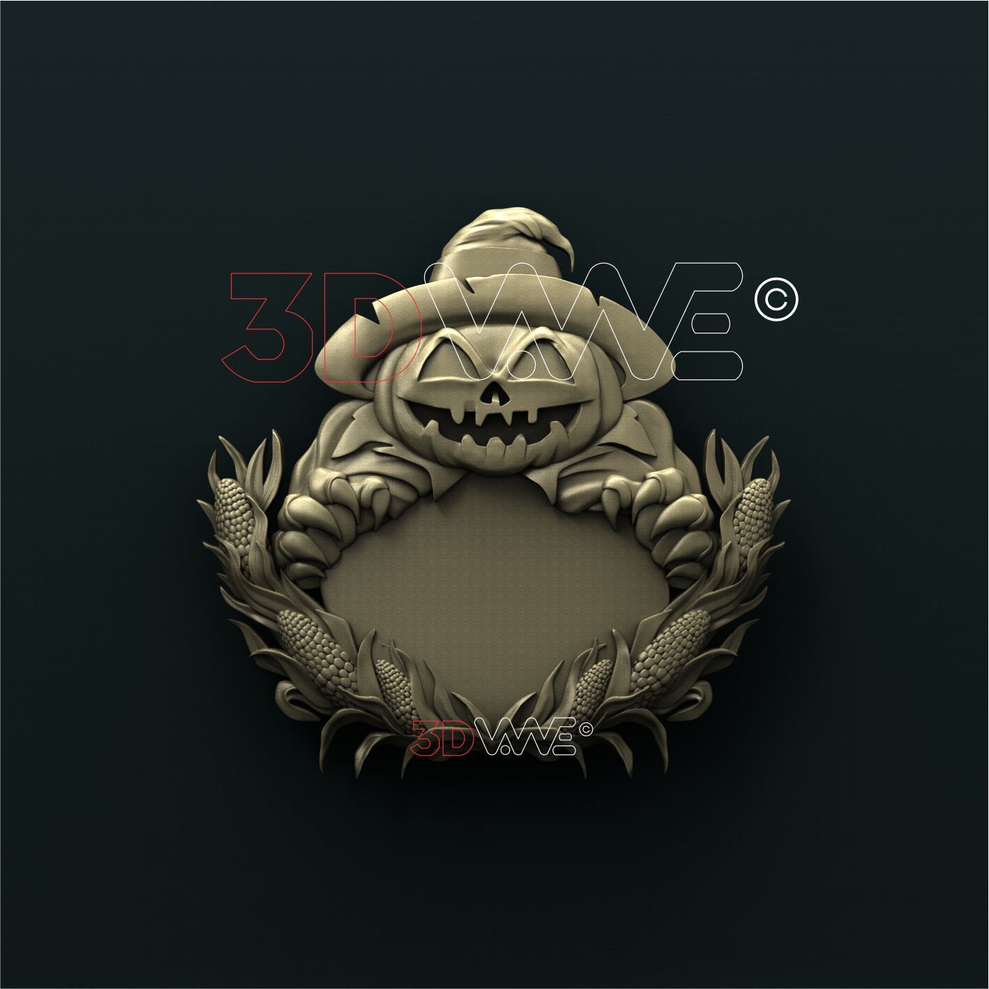 HALLOWEEN PUMPKIN 3d stl 3DWave