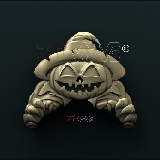 HALLOWEEN PUMPKIN 3d stl 3DWave