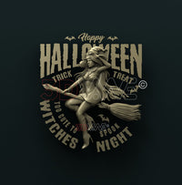 Thumbnail for HALLOWEEN WITCH 3D STL 3DWave