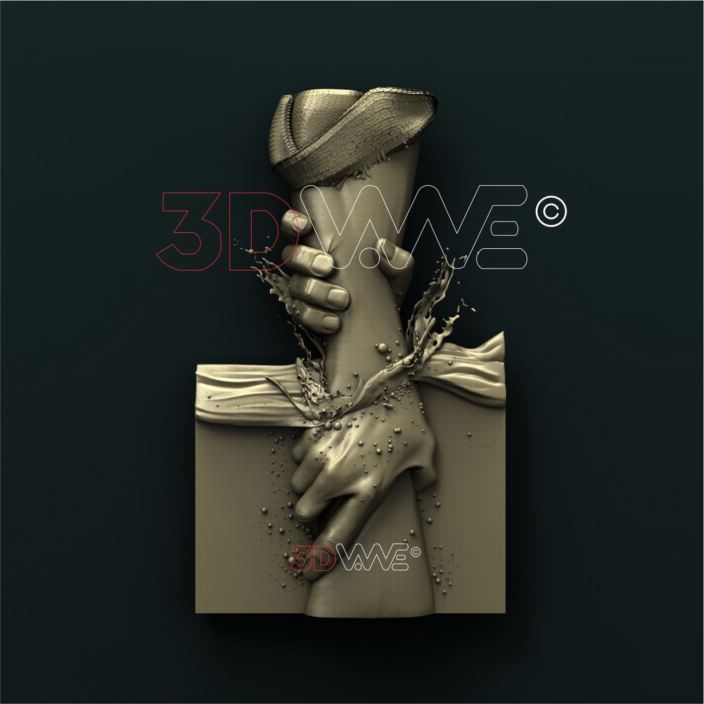 HANDS 3D STL 3DWave