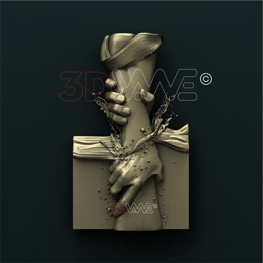 HANDS 3D STL 3DWave