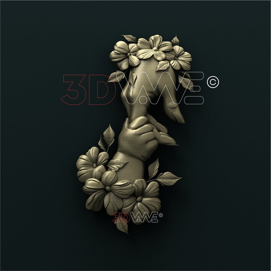 HANDS OF LOVE 3D STL 3DWave
