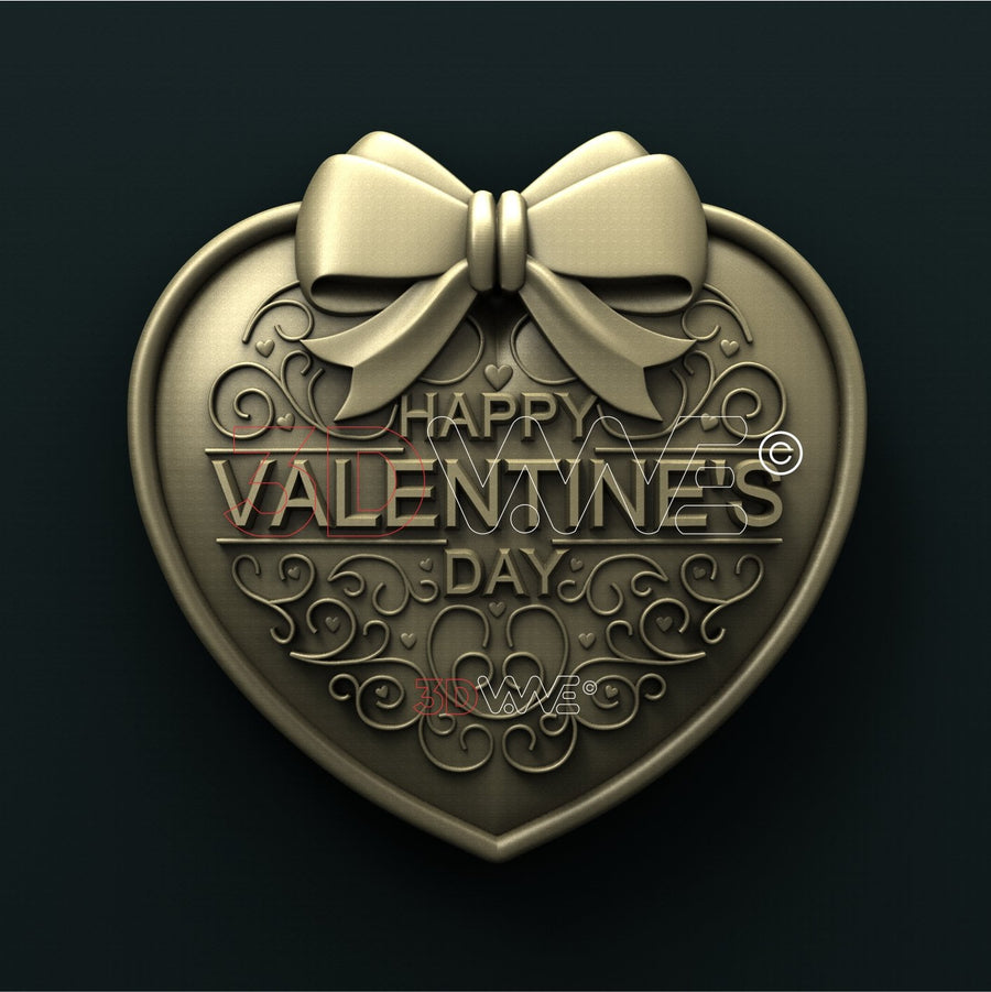 HAPPY VALENTINE'S DAY 3D STL 3DWave
