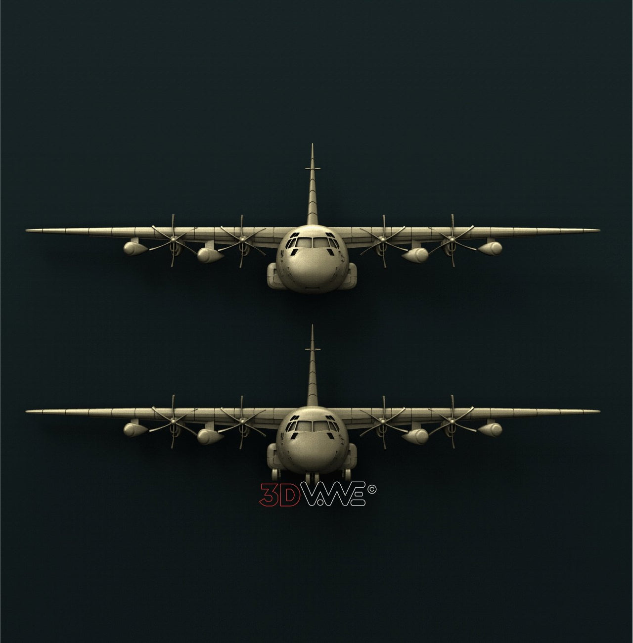 HERCULES C130-J 3D STL 3DWave