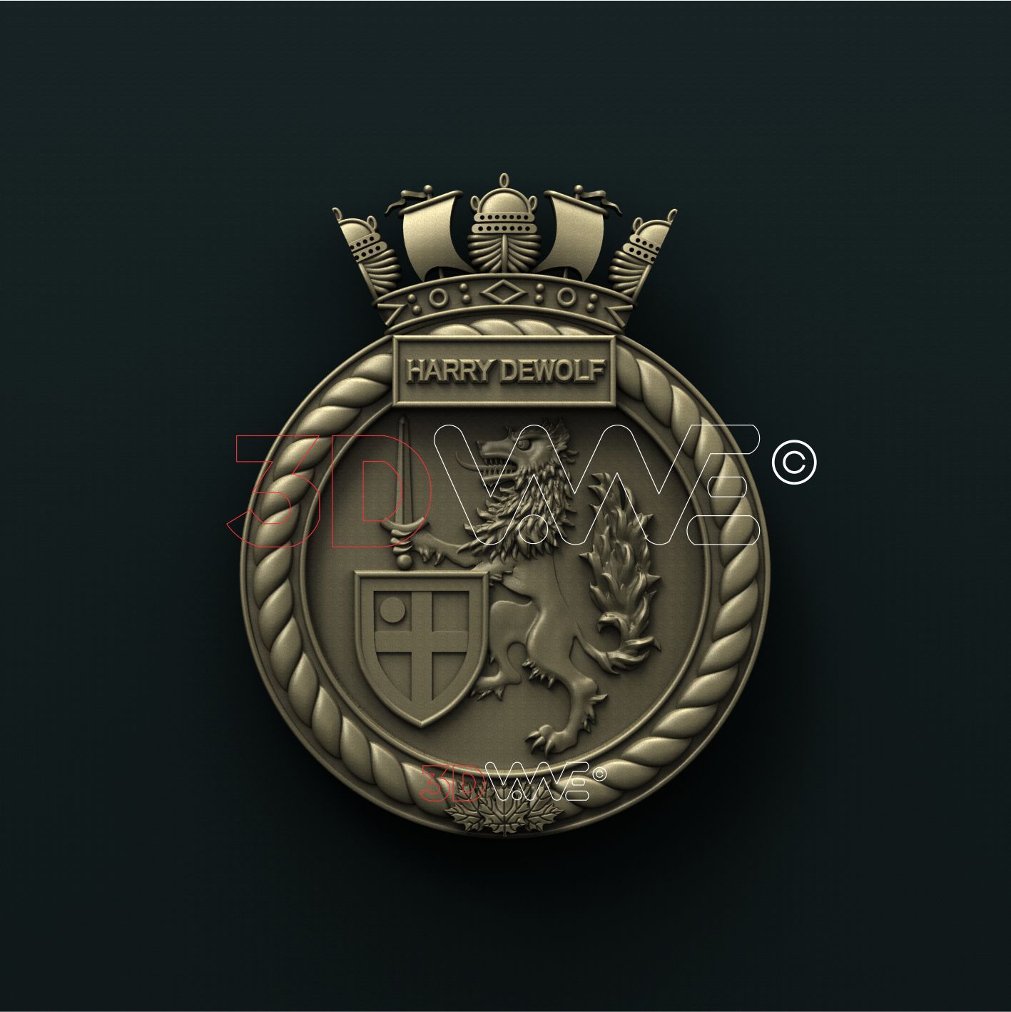 HMCS HARRY DEWOLF, ROYAL CANADIAN NAVY 3D STL 3DWave