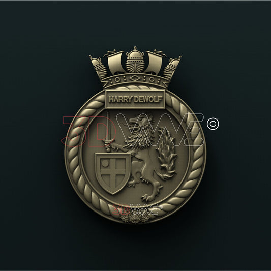 HMCS HARRY DEWOLF, ROYAL CANADIAN NAVY 3D STL 3DWave
