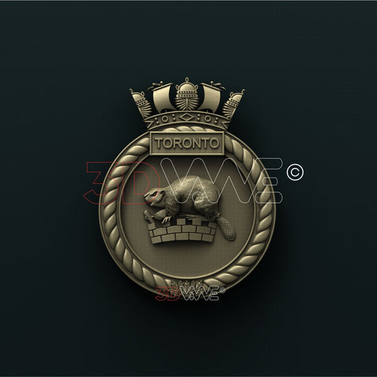 HMCS TORONTO, CANADIAN ROYAL NAVY 3D STL 3DWave