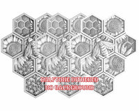 Thumbnail for HONEYCOMB BEE 3d illusion & laser-ready files 3DWave.us