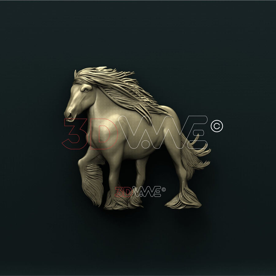 HORSE 3D STL 3DWave
