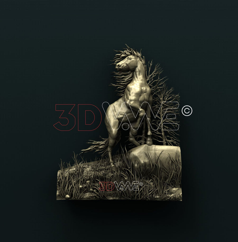 HORSE 3D STL 3DWave