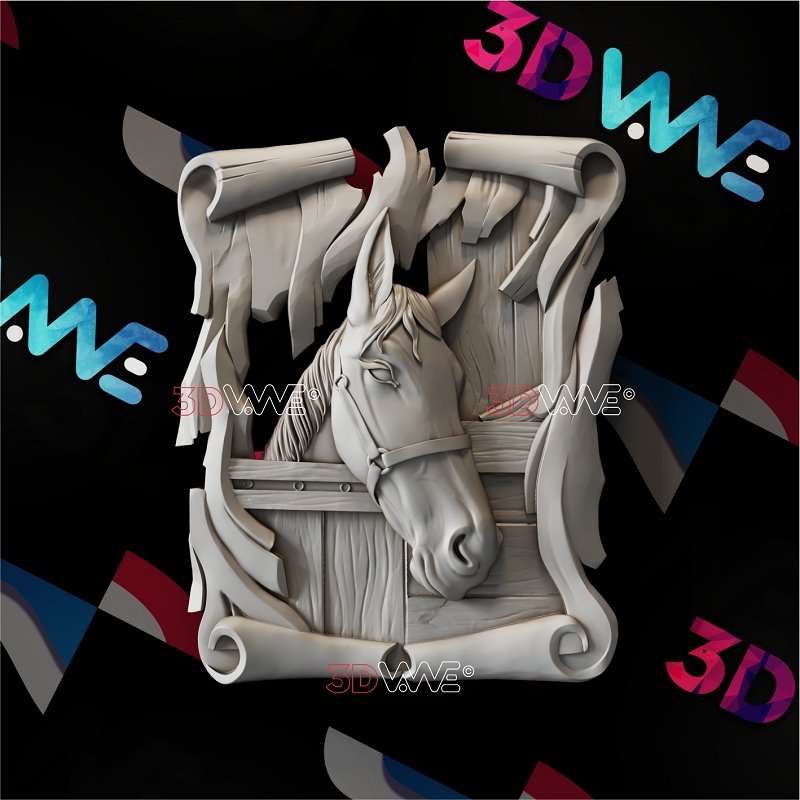HORSE 3d stl 3DWave