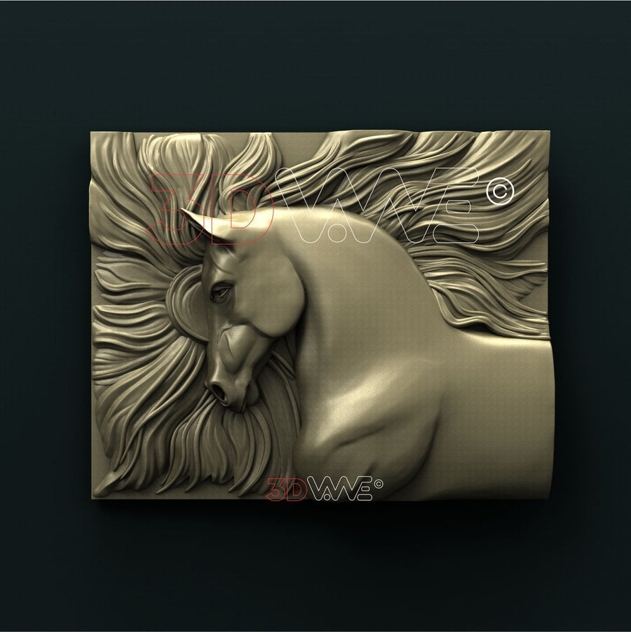 HORSE 3D STL 3DWave