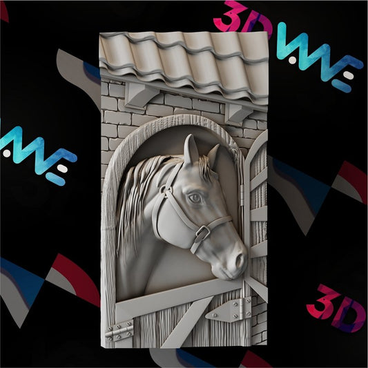 HORSE 3d stl - 3DWave.us