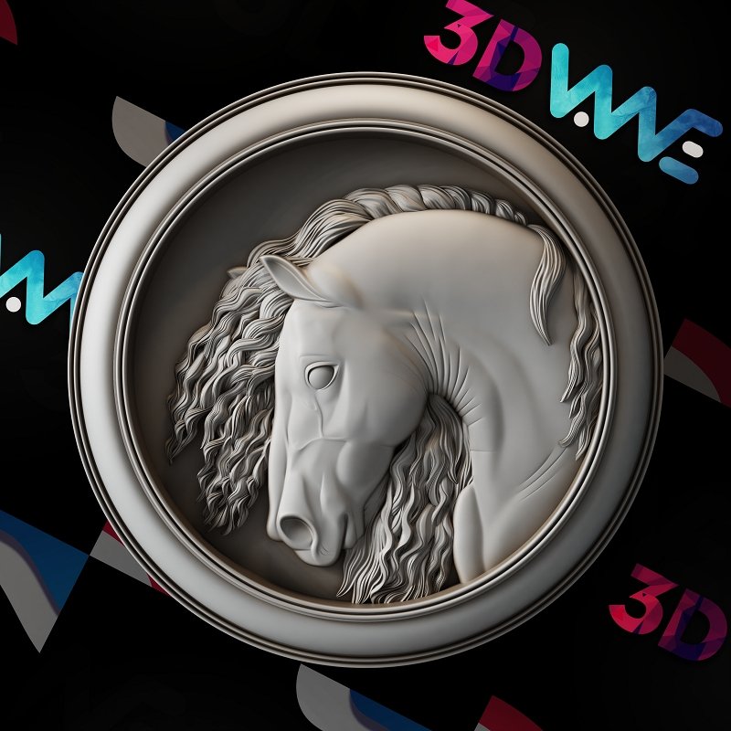 HORSE 3d stl - 3DWave.us