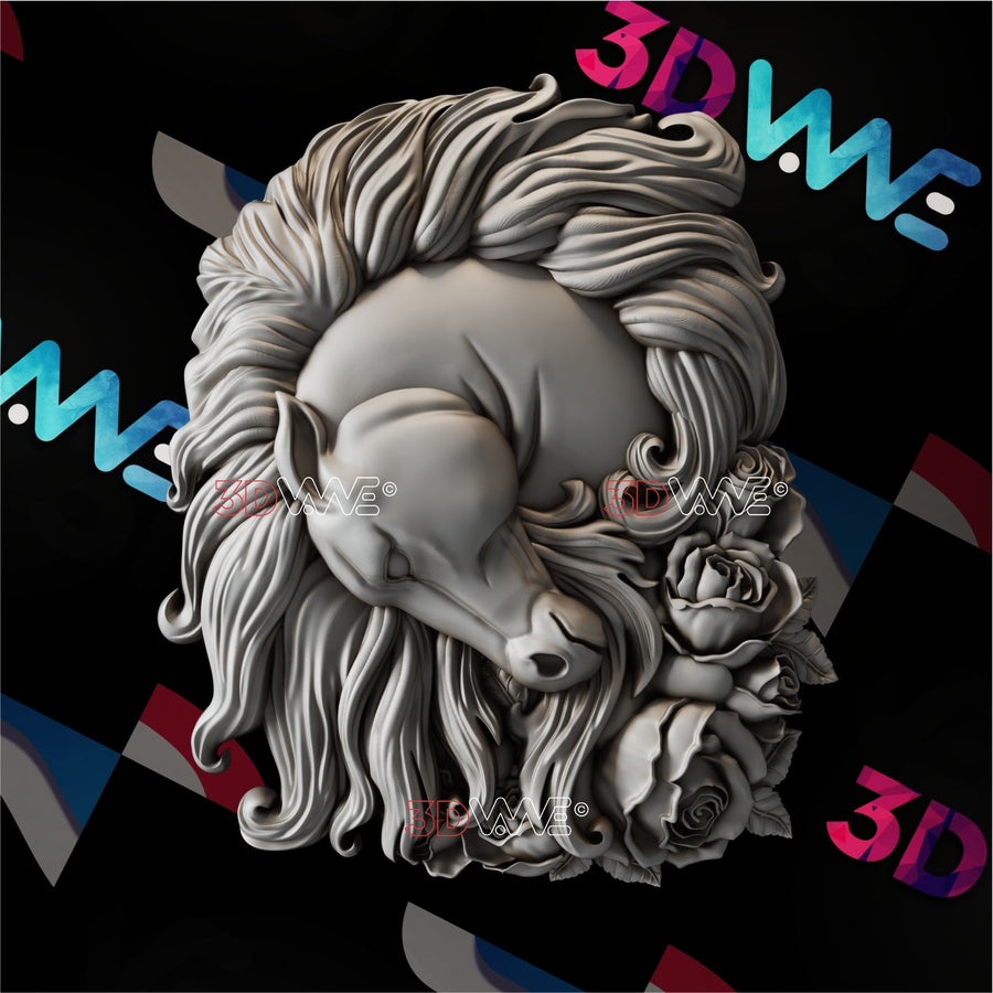 HORSE 3d stl 3DWave.us