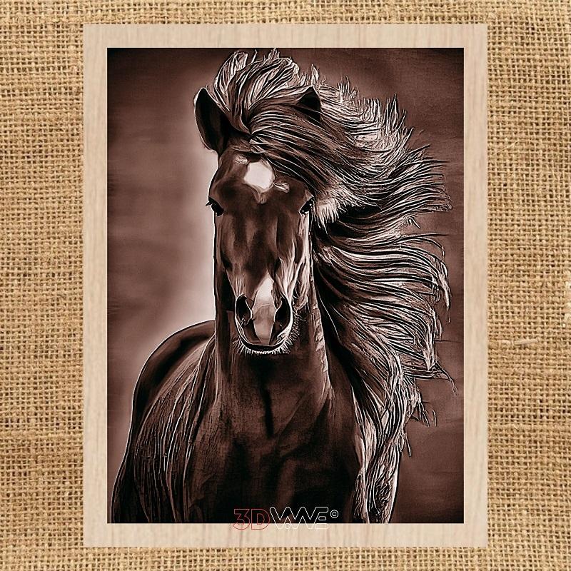 HORSE laser-ready file 3DWave.us