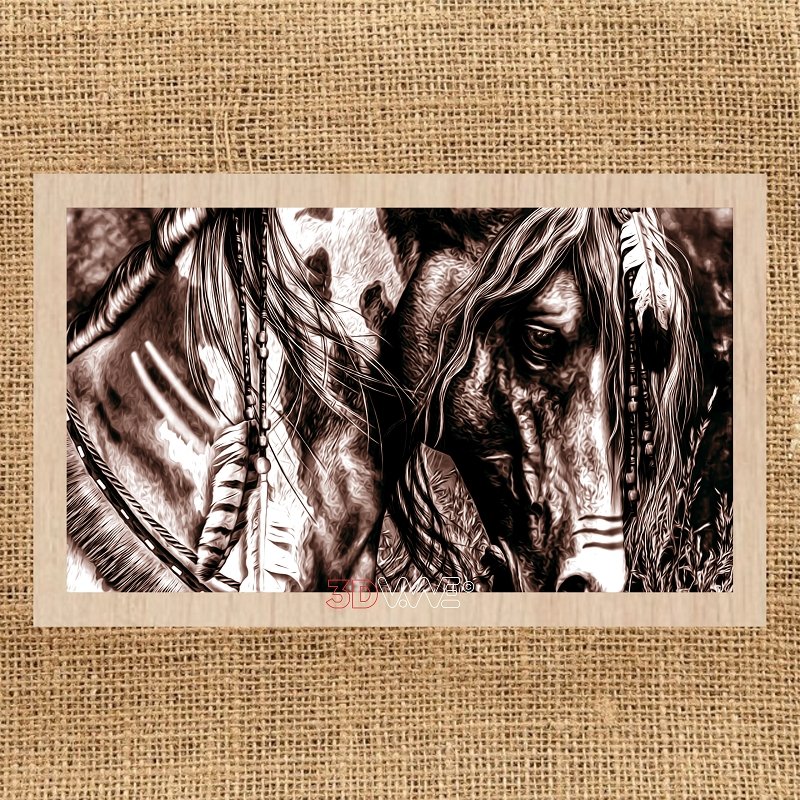 HORSE laser-ready file 3DWave.us