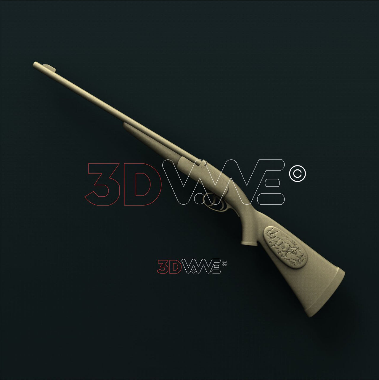 HUNTING GUN 3D STL 3DWave