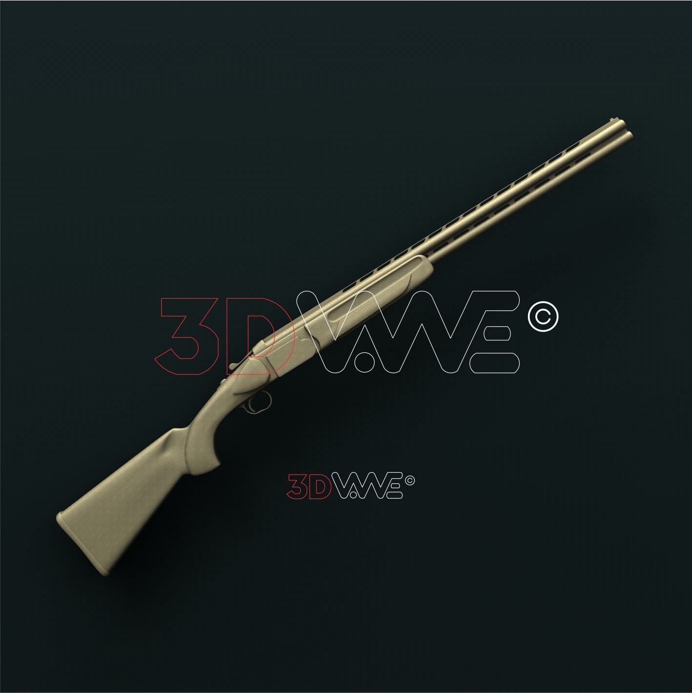 HUNTING GUN 3D STL 3DWave