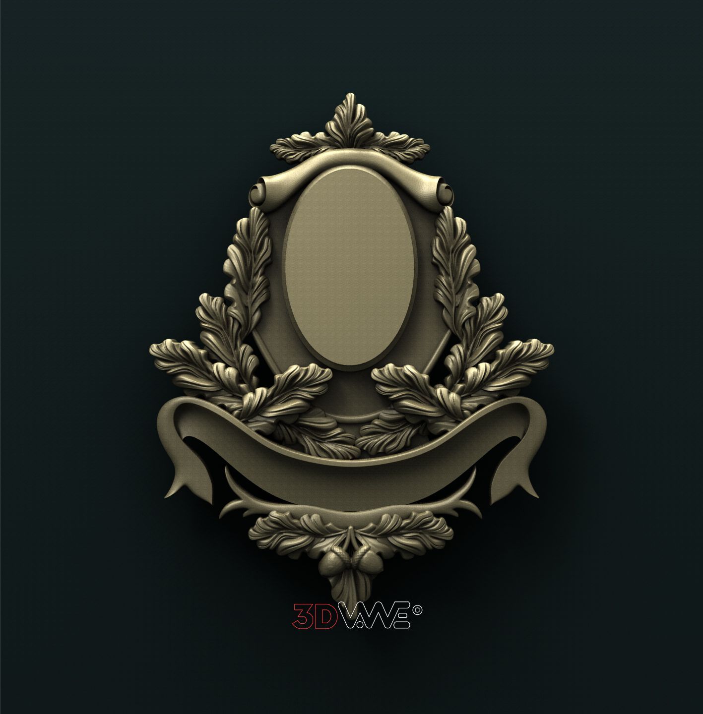 HUNTING TROPHY PLAQUE 3D STL 3DWave