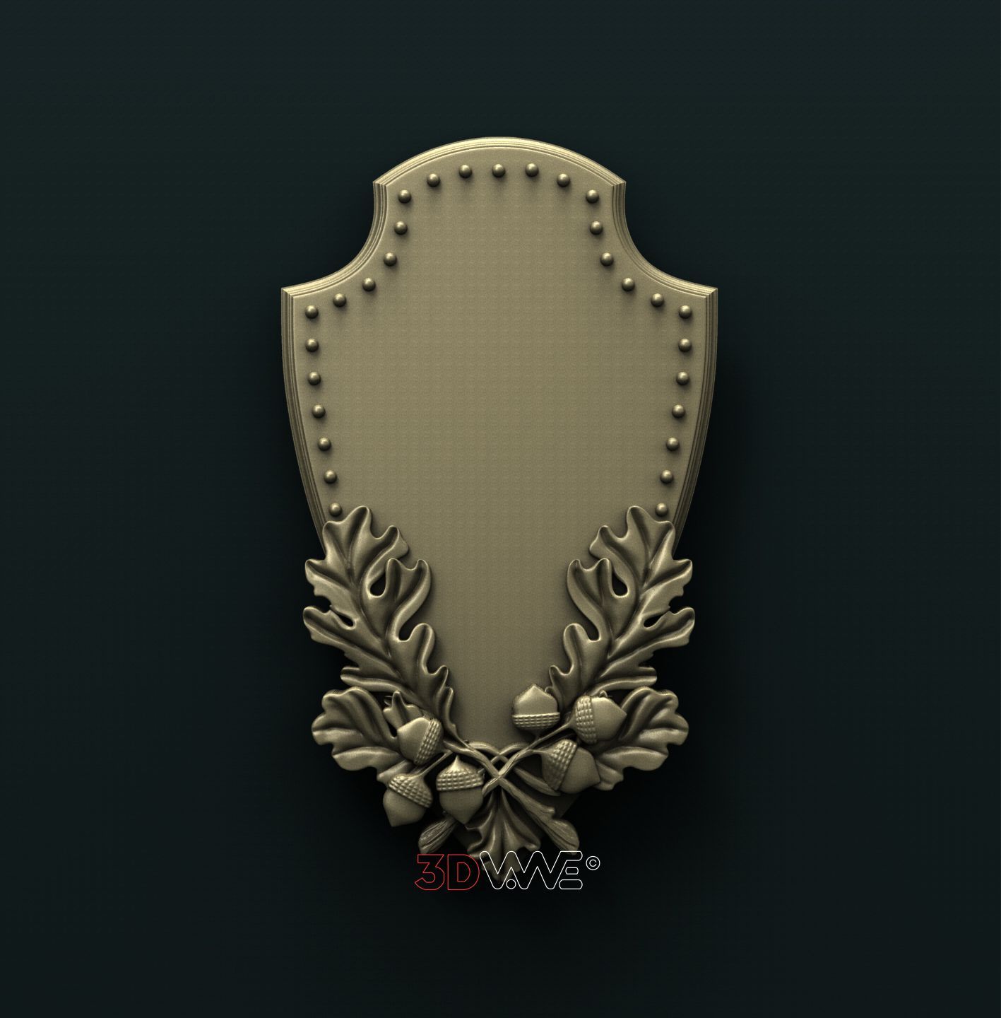 HUNTING TROPHY PLAQUE 3D STL 3DWave