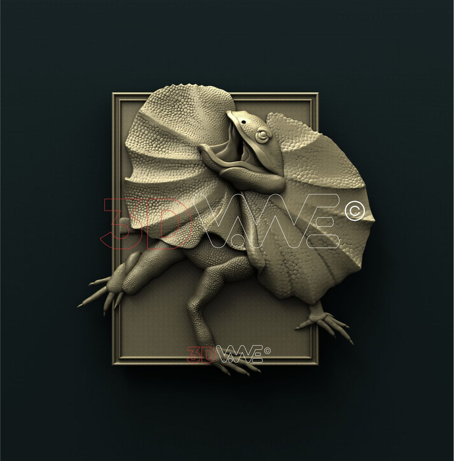 IGUANA 3D STL 3DWave
