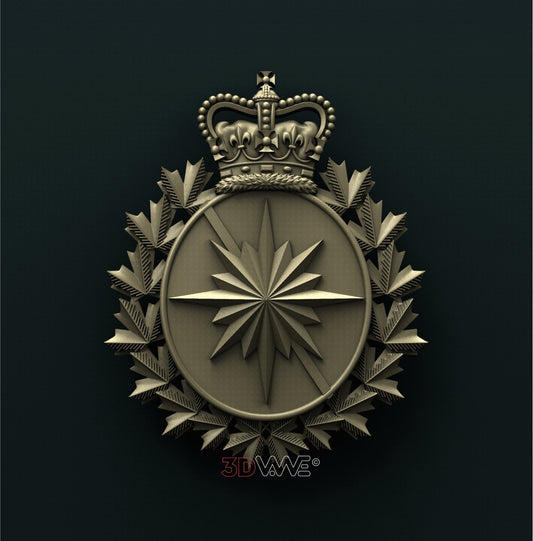 INTELLIGENCE BRANCH BADGE, CANADIAN FORCES 3D STL 3DWave