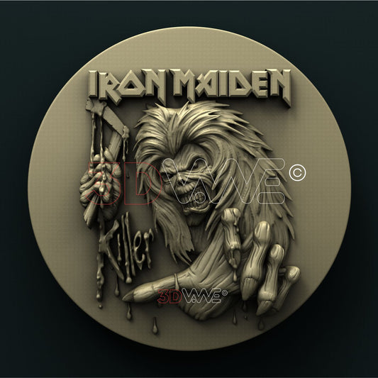 IRON MAIDEN 3D STL 3DWave
