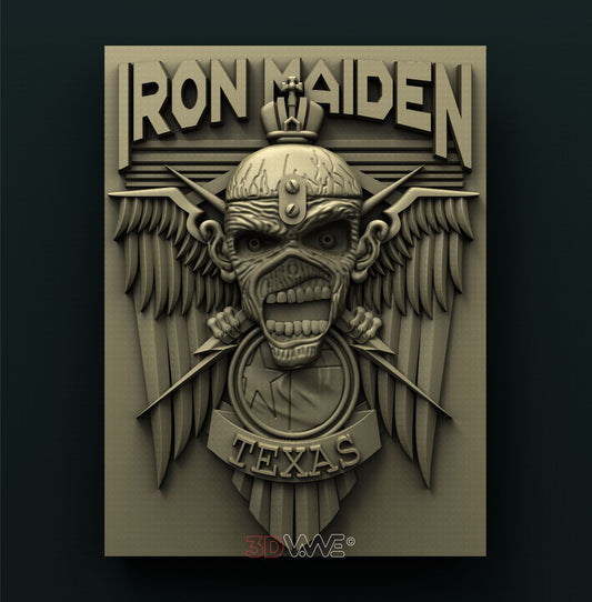 IRON MAIDEN 3D STL 3DWave
