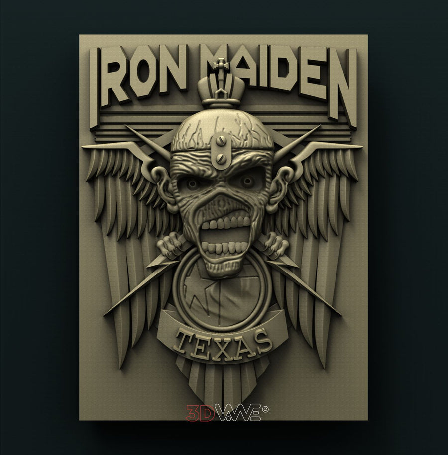 IRON MAIDEN 3D STL 3DWave