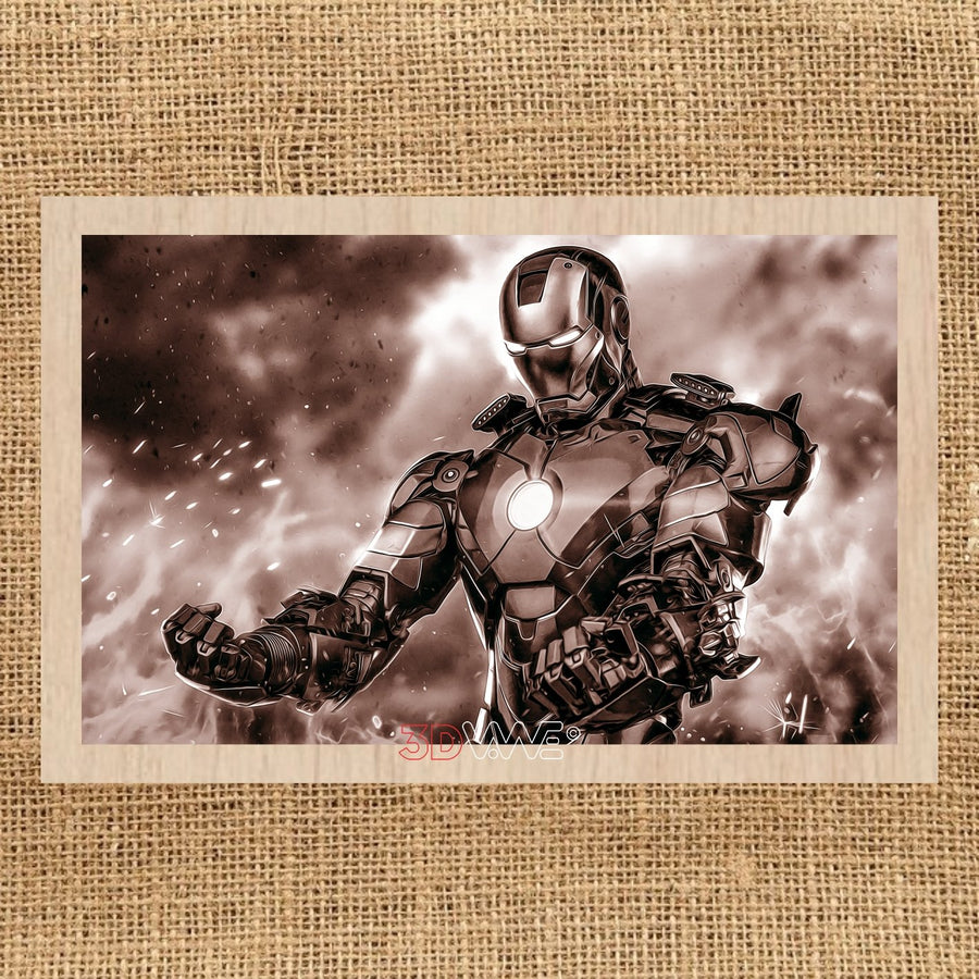 IRON MAN pyroprinter & laser-ready files 3DWave.us