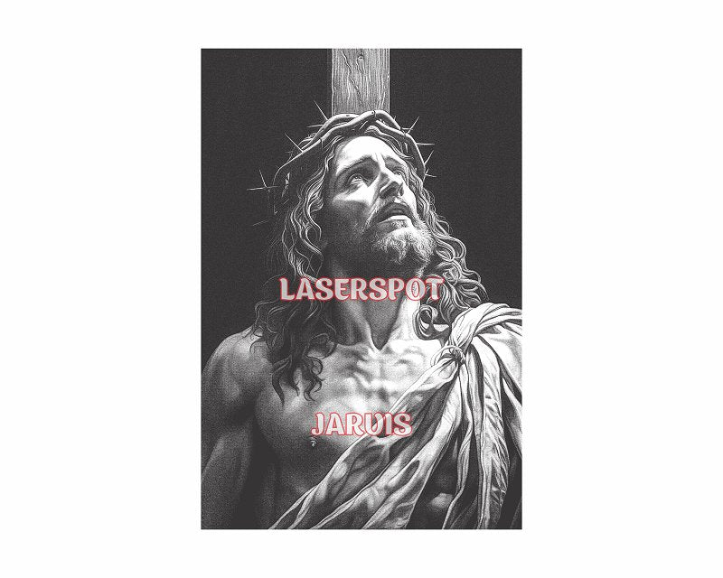 Jesus 3d illusion & laser-ready files - 3DWave.us