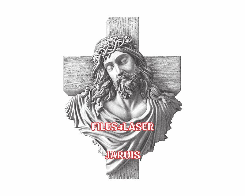 Jesus 3d illusion & laser-ready files - 3DWave.us