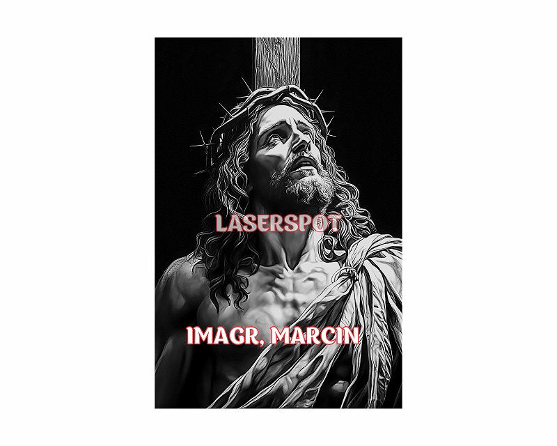 Jesus 3d illusion & laser-ready files - 3DWave.us