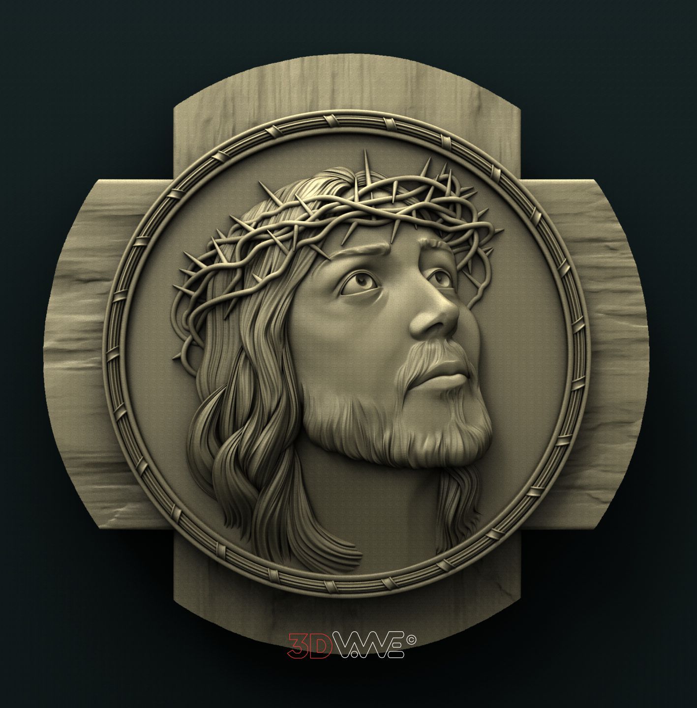 JESUS 3D STL 3DWave