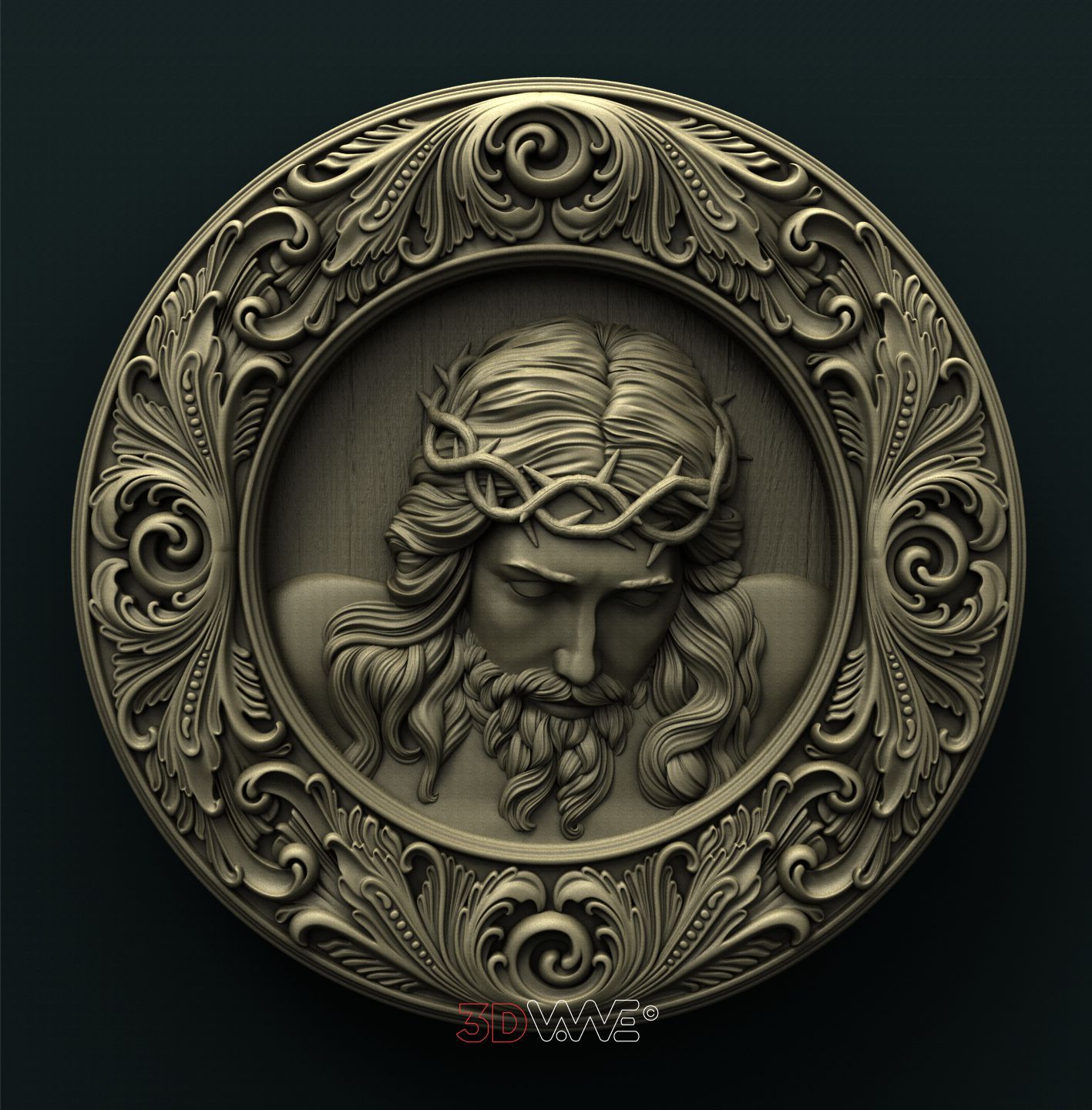 JESUS 3D STL 3DWave