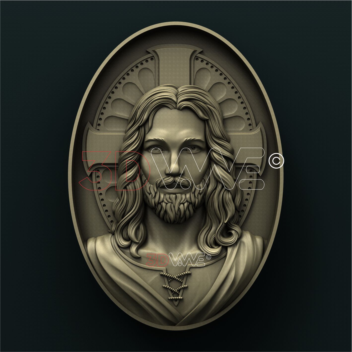 JESUS 3D STL 3DWave