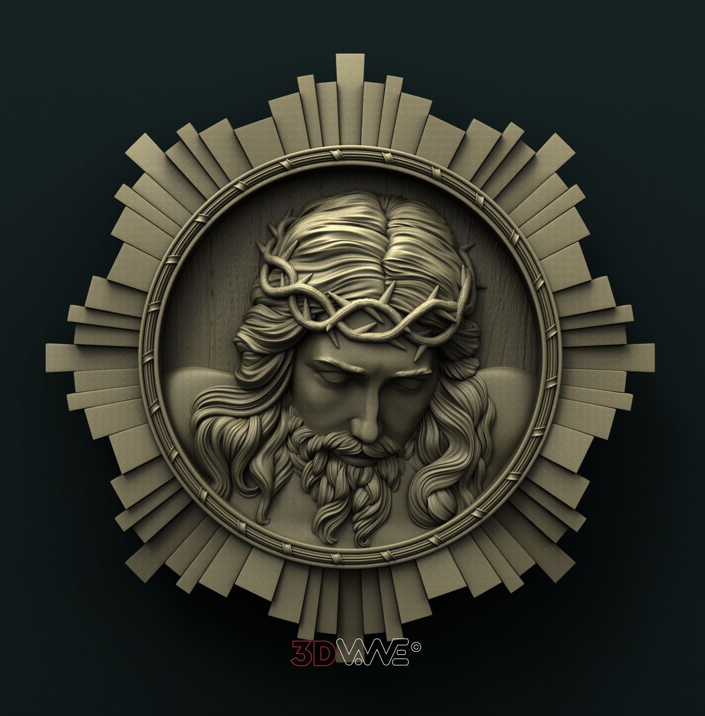 JESUS 3D STL 3DWave