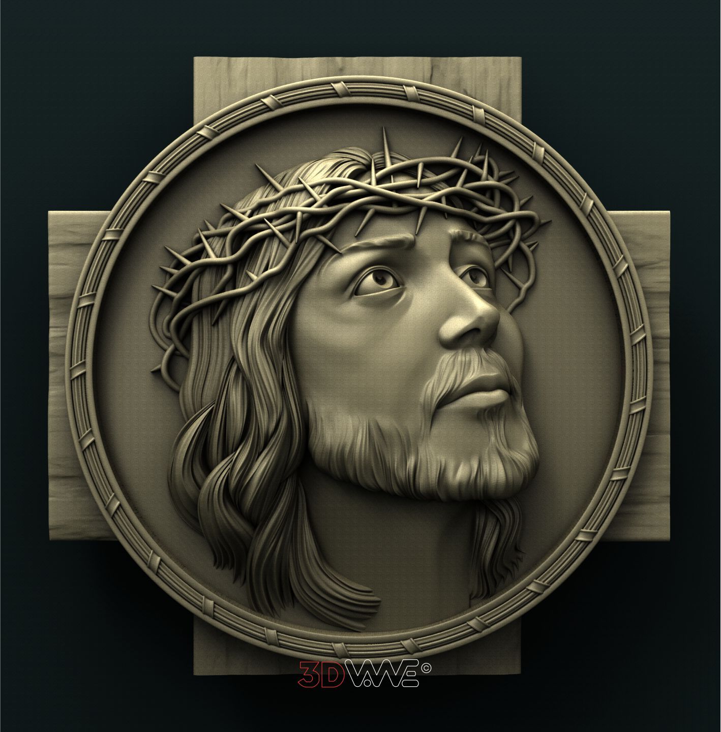 JESUS 3D STL 3DWave