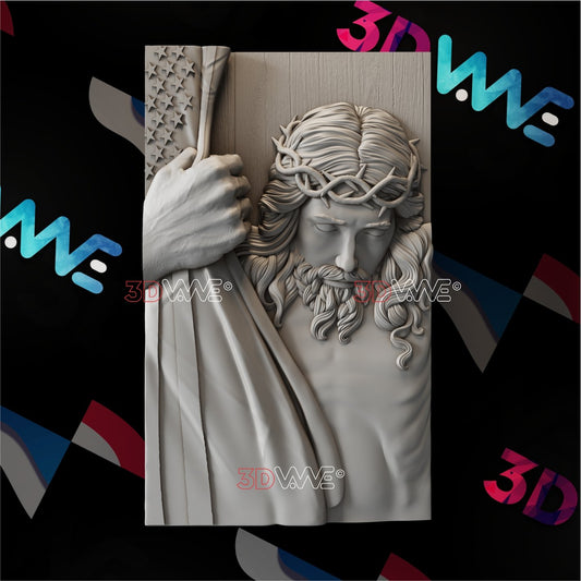 JESUS 3d stl 3DWave.us